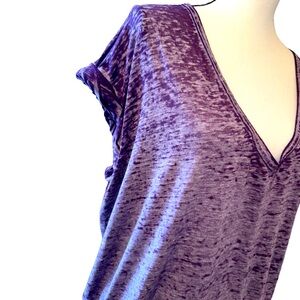 💥 FREE PEOPLE FP BEACH Keep Me oversized women’s ACID WASH shirt size XL